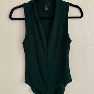 Dark green onesie